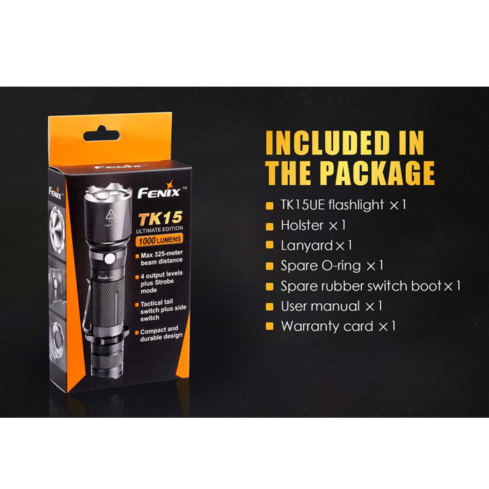 Fenix TK15UE 1000 Lumens Flashlight