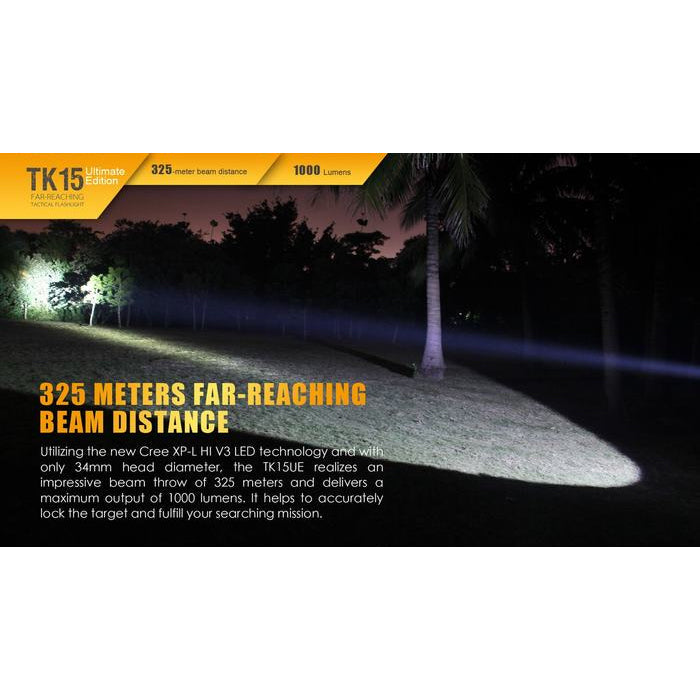 Fenix TK15UE 1000 Lumens Flashlight