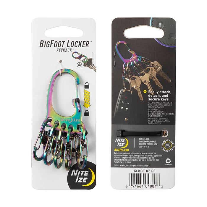 Nite Ize BigFoot Locker™ KeyRack Stainless Steel