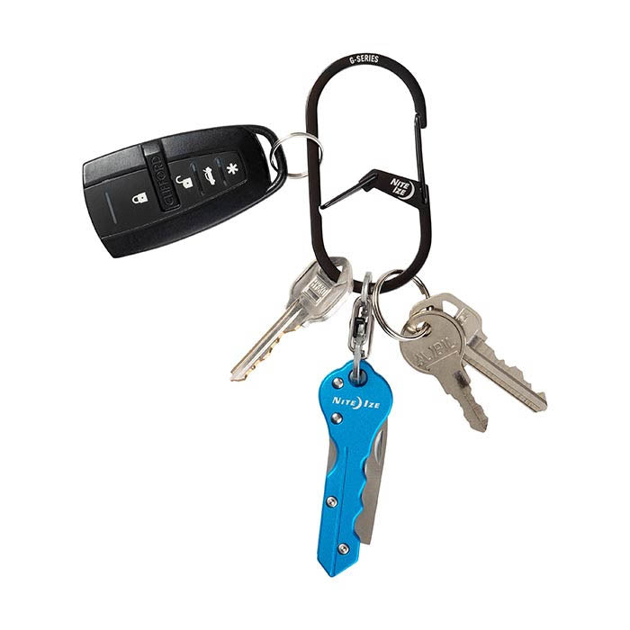 Nite Ize G-SERIES™ Dual Chamber Carabiner G型雙室不鏽鋼匙扣