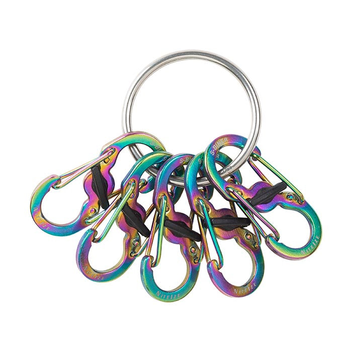 Nite Ize S-Biner® Keyring Locker™ Stainless Steel