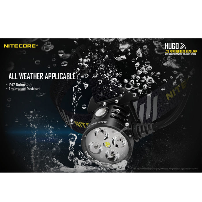 Nitecore HU60 Wireless Control Elite Headlamp