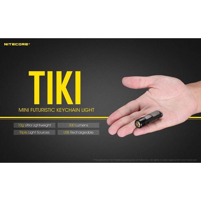 Nitecore TIKI 300 LUMENS USB Rechargeable Keychain Light USB充電輕便匙扣燈 | Nitecore TIKI 300 LUMENS USB Rechargeable Keychain Light