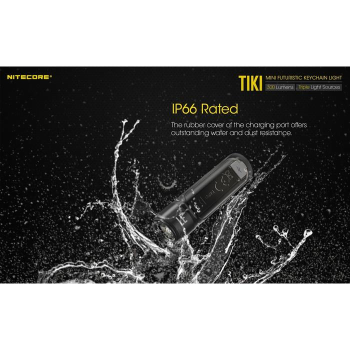 Nitecore TIKI 300 LUMENS USB Rechargeable Keychain Light USB充電輕便匙扣燈 | Nitecore TIKI 300 LUMENS USB Rechargeable Keychain Light