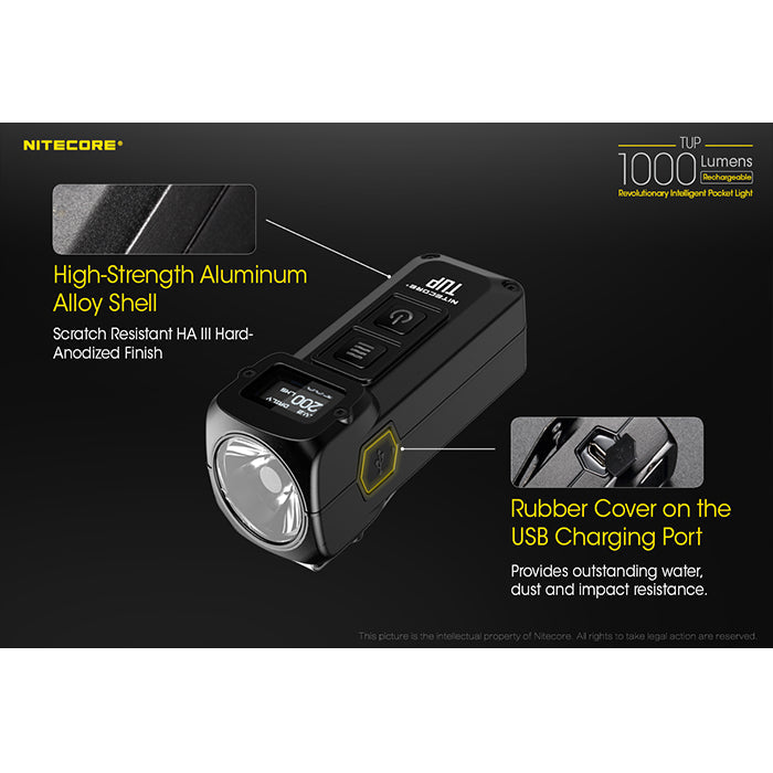 Nitecore TUP 1000 LUMENS Keychain Flashlight 輕便匙扣燈