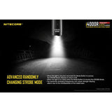 Nitecore i4000R 4400 Lumens USB-C Rechargeable Tactical Flashlight 4400流明USB-C充電手電筒