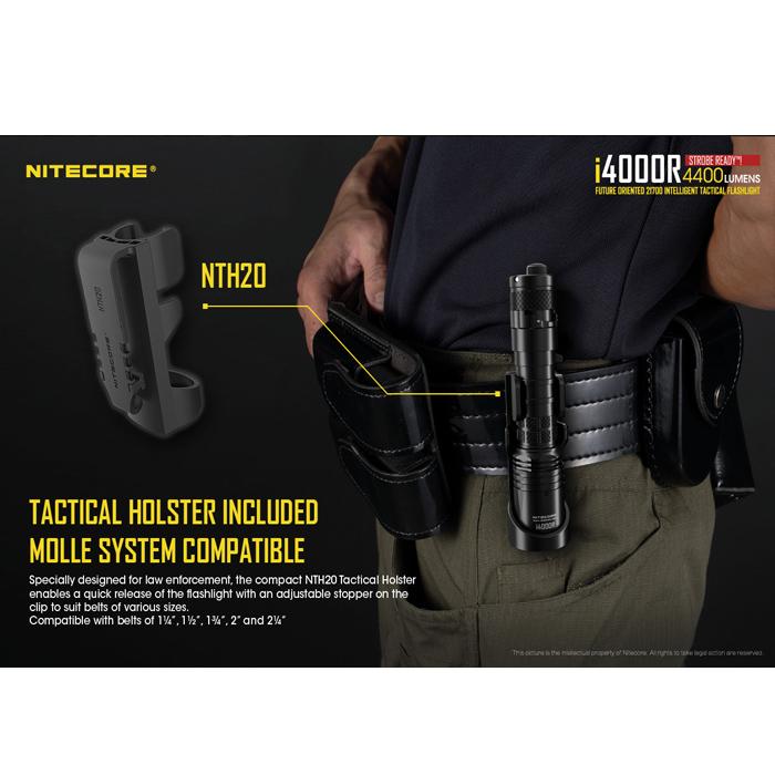 Nitecore i4000R 4400 Lumens USB-C Rechargeable Tactical Flashlight 4400流明USB-C充電手電筒