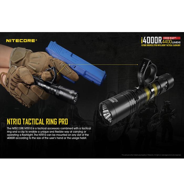 Nitecore i4000R 4400 Lumens USB-C Rechargeable Tactical Flashlight 4400流明USB-C充電手電筒