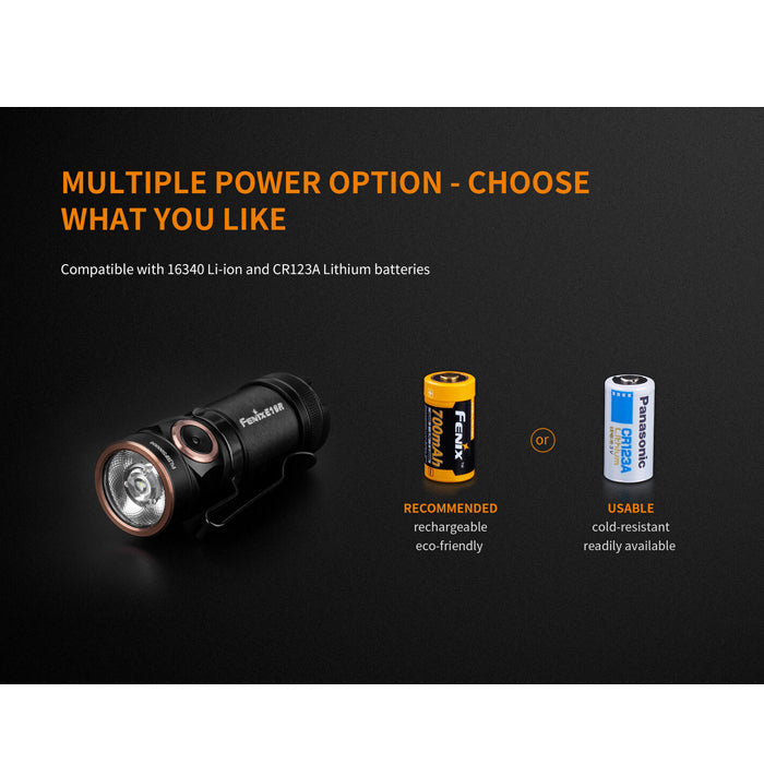 fenix e18r 750 lumen ultra-compact high perfomance rechargeable edc flashlight Fenix E18R Flashlight