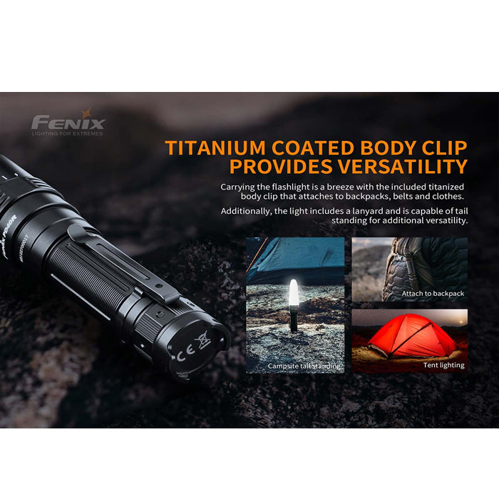 fenix flashlight 3000 lumens Fenix PD40R V2.0 Rechargeable Flashlight