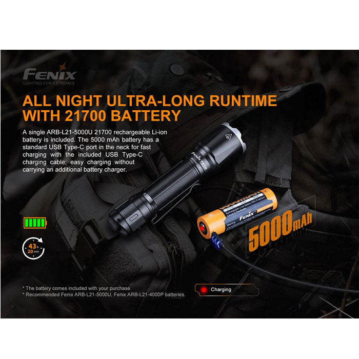 21700 flashlight fenix Fenix TK16 V2.0 Tactical Flashlight
