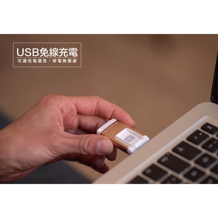 Ledlenser K6R - LED Rechargeable Super Bright Mini Key Ring Torch With Shrill Safety Alarm, 400 Lumens, Mini Keyring Torch, Loud Alarm (100dB) And Powerful Emergency Light (Grey/Black