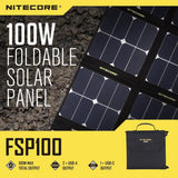Nitecore FSP100 100W Foldable Solar Panel 摺疊太陽能電池板