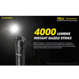 Nitecore P10iX 4000 Lumens USB-C Rechargeable Flashlight 4000流明USB-C充電手電筒